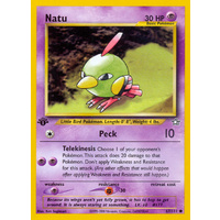 Natu 67/111 Neo Genesis 1st Edition Common Pokemon Card NEAR MINT TCG