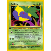 Oddish 68/111 Neo Genesis 1st Edition Common Pokemon Card NEAR MINT TCG