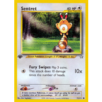 Sentret 71/111 Neo Genesis 1st Edition Common Pokemon Card NEAR MINT TCG