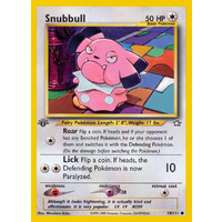 Snubbull 74/111 Neo Genesis 1st Edition Common Pokemon Card NEAR MINT TCG