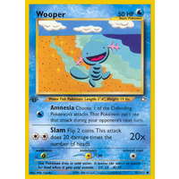 Wooper 82/111 Neo Genesis 1st Edition Common Pokemon Card NEAR MINT TCG