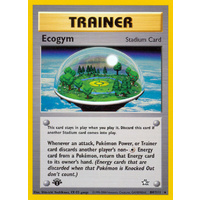 Ecogym 84/111 Neo Genesis 1st Edition Rare Trainer Pokemon Card NEAR MINT TCG