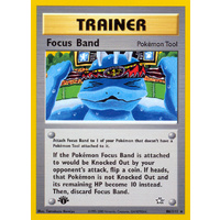 Focus Band 86/111 Neo Genesis 1st Edition Rare Trainer Pokemon Card NEAR MINT TCG