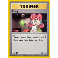 Mary 87/111 Neo Genesis 1st Edition Rare Trainer Pokemon Card NEAR MINT TCG