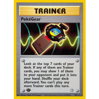 Pokegear 88/111 Neo Genesis 1st Edition Rare Trainer Pokemon Card NEAR MINT TCG
