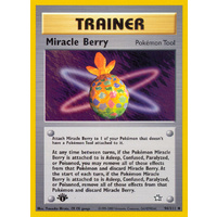 Miracle Berry 94/111 Neo Genesis 1st Edition Uncommon Trainer Pokemon Card NEAR MINT TCG
