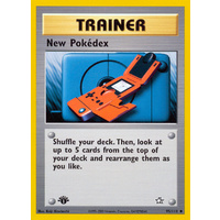 New Pokedex 95/111 Neo Genesis 1st Edition Uncommon Trainer Pokemon Card NEAR MINT TCG