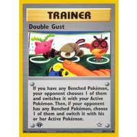 Double Gust 100/111 Neo Genesis 1st Edition Common Trainer Pokemon Card NEAR MINT TCG