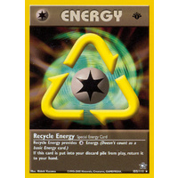 Recycle Energy 105/111 Neo Genesis 1st Edition Rare Pokemon Card NEAR MINT TCG
