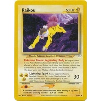 Raikou 22/64 Neo Revelation Unlimited Rare Pokemon Card NEAR MINT TCG