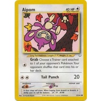 Aipom 41/64 Neo Revelation Unlimited Common Pokemon Card NEAR MINT TCG