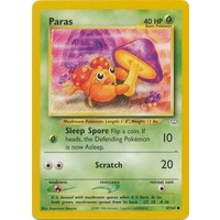 Paras 47/64 Neo Revelation Unlimited Common Pokemon Card NEAR MINT TCG