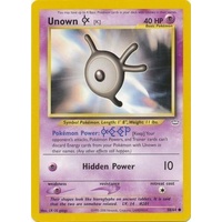 Unown K 58/64 Neo Revelation Unlimited Common Pokemon Card NEAR MINT TCG