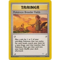 Pokemon Breeder Fields 62/64 Neo Revelation Unlimited Uncommon Trainer Pokemon Card NEAR MINT TCG