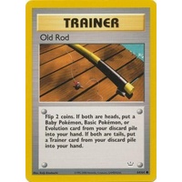 Old Rod 64/64 Neo Revelation Unlimited Common Trainer Pokemon Card NEAR MINT TCG