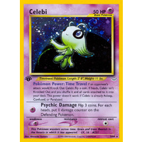 Celebi 3/64 Neo Revelation 1st Edition Holo Rare Pokemon Card NEAR MINT TCG