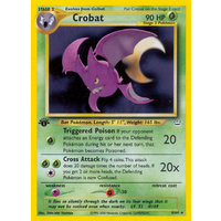 Crobat 4/64 Neo Revelation 1st Edition Holo Rare Pokemon Card NEAR MINT TCG
