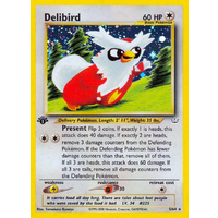 Delibird 5/64 Neo Revelation 1st Edition Holo Rare Pokemon Card NEAR MINT TCG