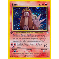 Entei 6/64 Neo Revelation 1st Edition Holo Rare Pokemon Card NEAR MINT TCG