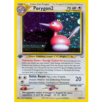 Porygon2 12/64 Neo Revelation 1st Edition Holo Rare Pokemon Card NEAR MINT TCG