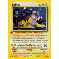 Raikou 13/64 Neo Revelation 1st Edition Holo Rare Pokemon Card NEAR MINT TCG