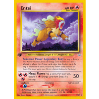 Entei 17/64 Neo Revelation 1st Edition Rare Pokemon Card NEAR MINT TCG