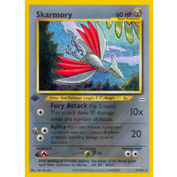 Skarmory 23/64 Neo Revelation 1st Edition Rare Pokemon Card NEAR MINT TCG