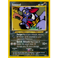 Sneasel 24/64 Neo Revelation 1st Edition Rare Pokemon Card NEAR MINT TCG