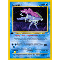 Suicune 27/64 Neo Revelation 1st Edition Rare Pokemon Card NEAR MINT TCG