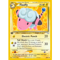 Flaaffy 28/64 Neo Revelation 1st Edition Uncommon Pokemon Card NEAR MINT TCG