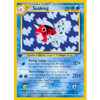Seaking 37/64 Neo Revelation 1st Edition Uncommon Pokemon Card NEAR MINT TCG