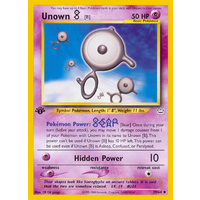 Unown B 39/64 Neo Revelation 1st Edition Uncommon Pokemon Card NEAR MINT TCG