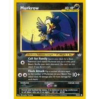 Murkrow 46/64 Neo Revelation 1st Edition Common Pokemon Card NEAR MINT TCG