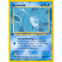 Remoraid 50/64 Neo Revelation 1st Edition Common Pokemon Card NEAR MINT TCG