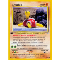 Shuckle 51/64 Neo Revelation 1st Edition Common Pokemon Card NEAR MINT TCG