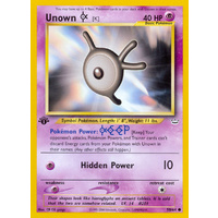 Unown K 58/64 Neo Revelation 1st Edition Common Pokemon Card NEAR MINT TCG