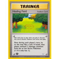Healing Field 61/64 Neo Revelation 1st Edition Uncommon Trainer Pokemon Card NEAR MINT TCG
