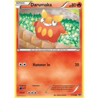 Darumaka 17/99 BW Next Destinies Common Pokemon Card NEAR MINT TCG