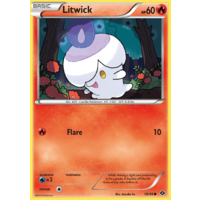 Litwick 18/99 BW Next Destinies Uncommon Pokemon Card NEAR MINT TCG