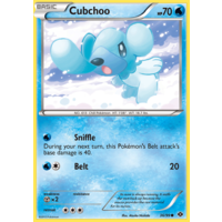 Cubchoo 36/99 BW Next Destinies Common Pokemon Card NEAR MINT TCG