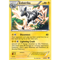 Zebstrika 48/99 BW Next Destinies Rare Pokemon Card NEAR MINT TCG