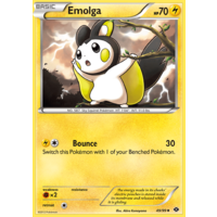 Emolga 49/99 BW Next Destinies Uncommon Pokemon Card NEAR MINT TCG