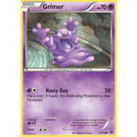 Grimer 52/99 BW Next Destinies Common Pokemon Card NEAR MINT TCG