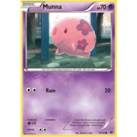 Munna 58/99 BW Next Destinies Common Pokemon Card NEAR MINT TCG