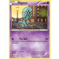 Elgyem 61/99 BW Next Destinies Common Pokemon Card NEAR MINT TCG