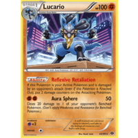 Lucario 64/99 BW Next Destinies Holo Rare Pokemon Card NEAR MINT TCG