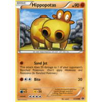 Hippopotas 65/99 BW Next Destinies Common Pokemon Card NEAR MINT TCG