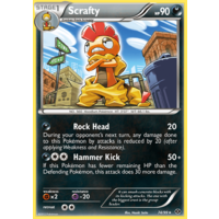 Scrafty 74/99 BW Next Destinies Holo Rare Pokemon Card NEAR MINT TCG