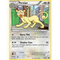 Persian 81/99 BW Next Destinies Rare Pokemon Card NEAR MINT TCG