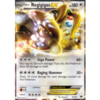 Regigigas EX 82/99 BW Next Destinies Holo Ultra Rare Pokemon Card NEAR MINT TCG